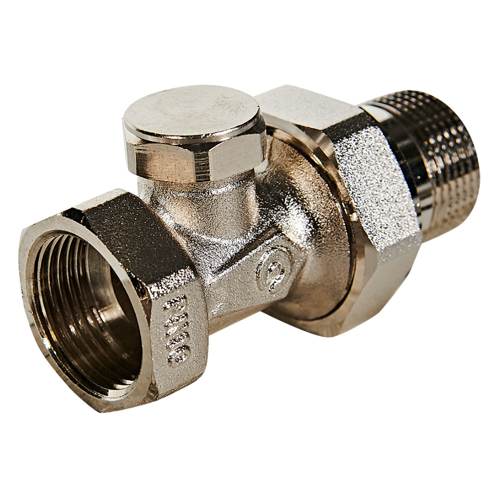 Запорно-балансировочный клапан 3/4" для радиатора, прямой / Rommer фото на multiBOX