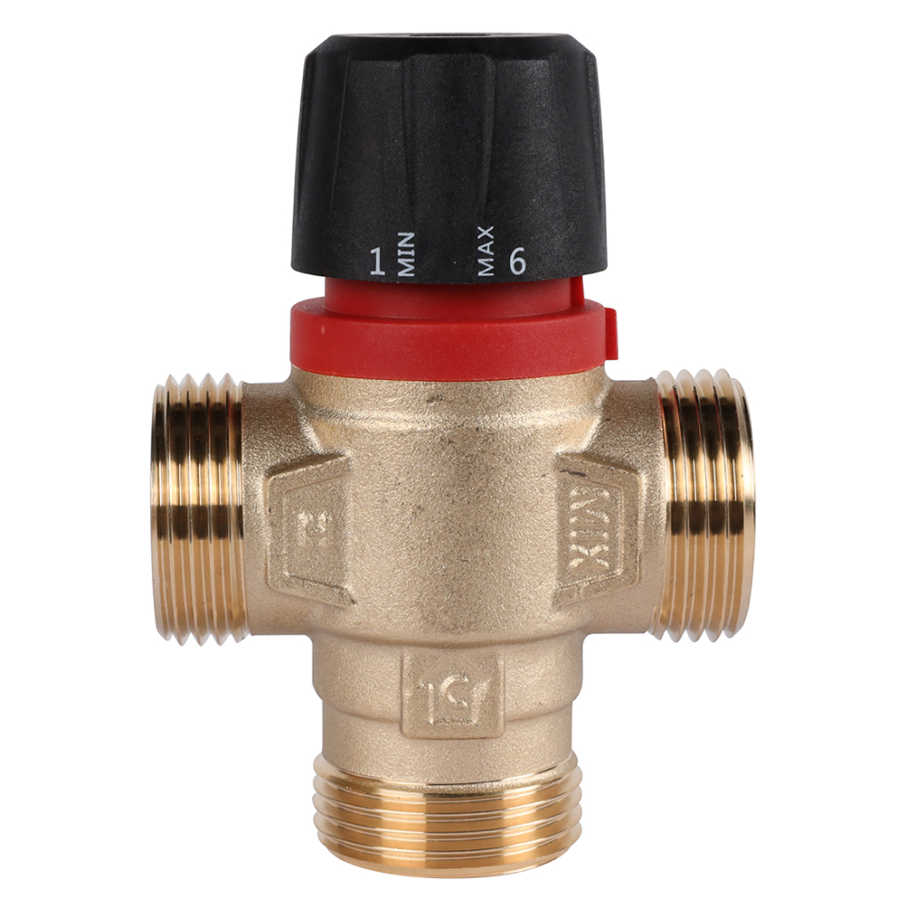 Термостатический смесительный клапан 1" НР, 35-60°С, KVs 1.6 (боковое смешивание) / Rommer фото на multiBOX