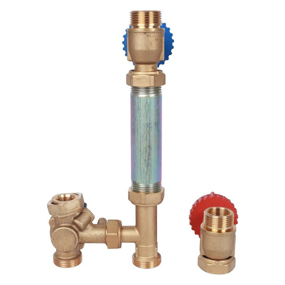 Насосная группа с 3-х ходовым смесителем 3/4" в теплоизоляции, без насоса / Stout фото на multiBOX