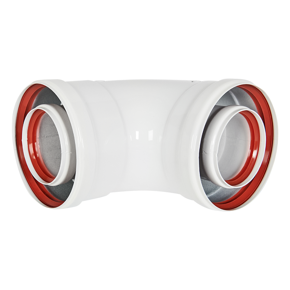 Отвод угол 90 гр. D60/100 м-м, традиционный / Rommer фото на multiBOX