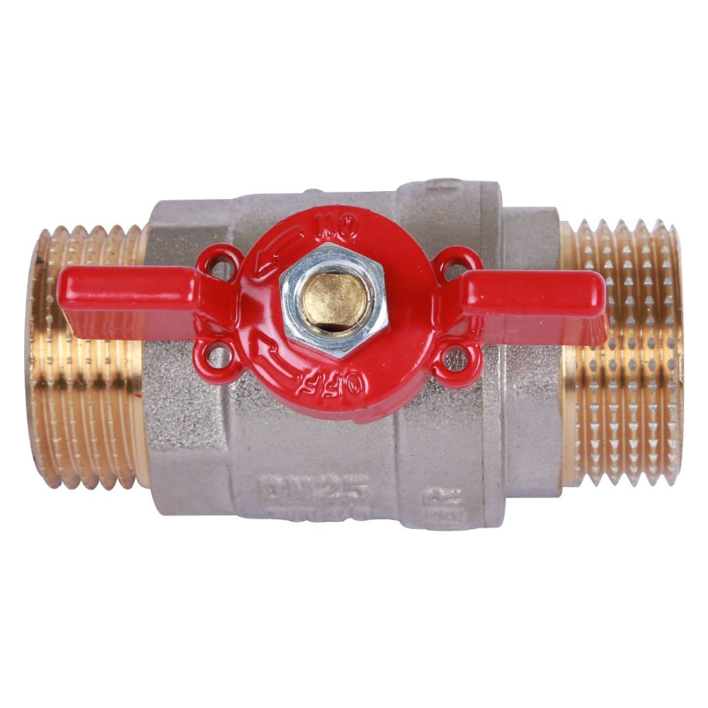 Кран шаровой 1" НР-НР, ручка бабочка / Rommer фото на multiBOX