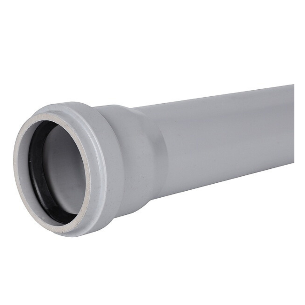 Канализационная труба D 58х250 мм, бесшумная / Stout фото на multiBOX