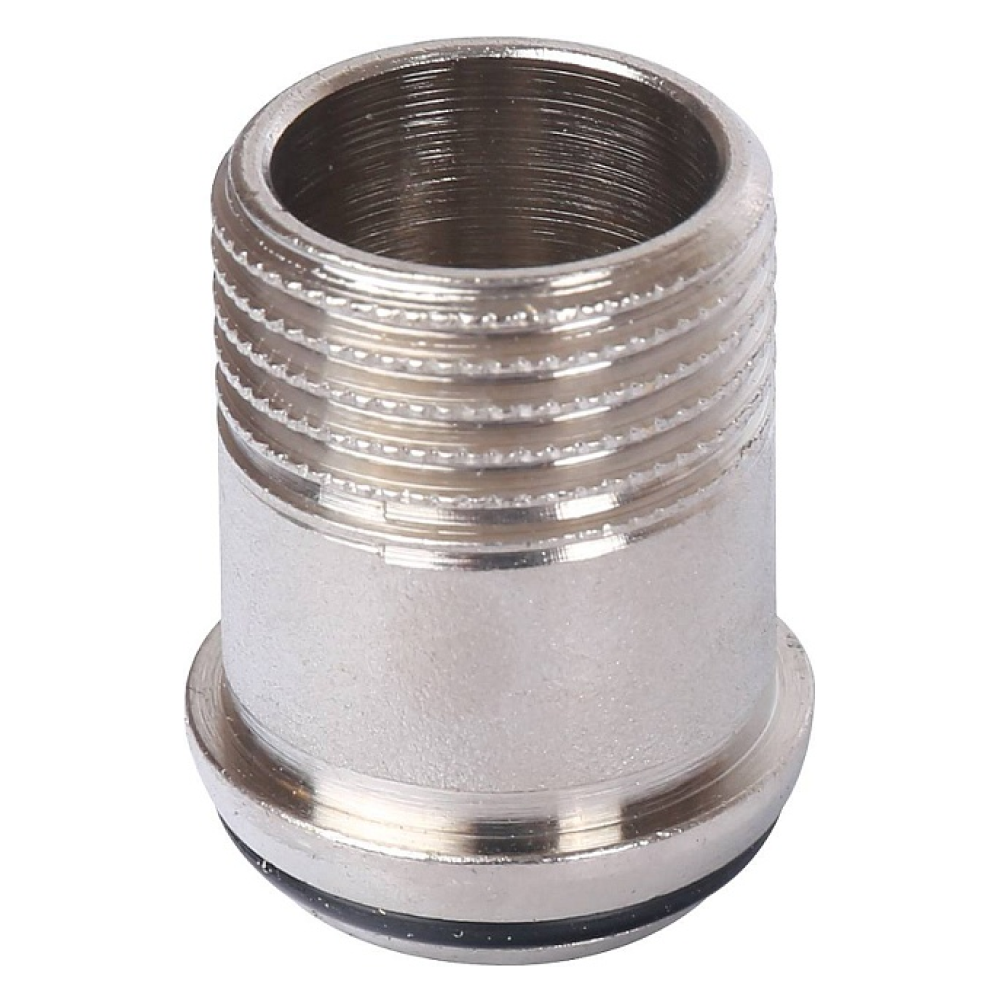 Разъемное угловое соединение американка ВН 1/2", никелированное, уплотнение под гайкой o-ring кольцо / Stout фото на multiBOX