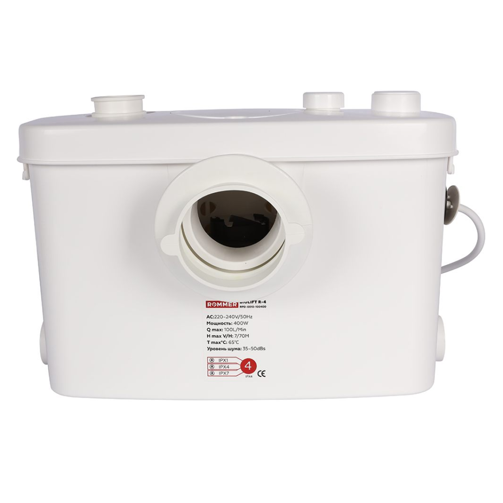 Канализационная установка BIOLIFT R-4, 1х100 мм / 3х40 мм / Rommer фото на multiBOX