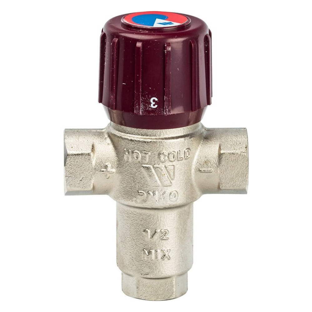 Термостатический смесительный клапан AQUAMIX 1/2" ВР, 42-60°С, KVs 1.5 (3 точки водоразбора) / Watts фото на multiBOX