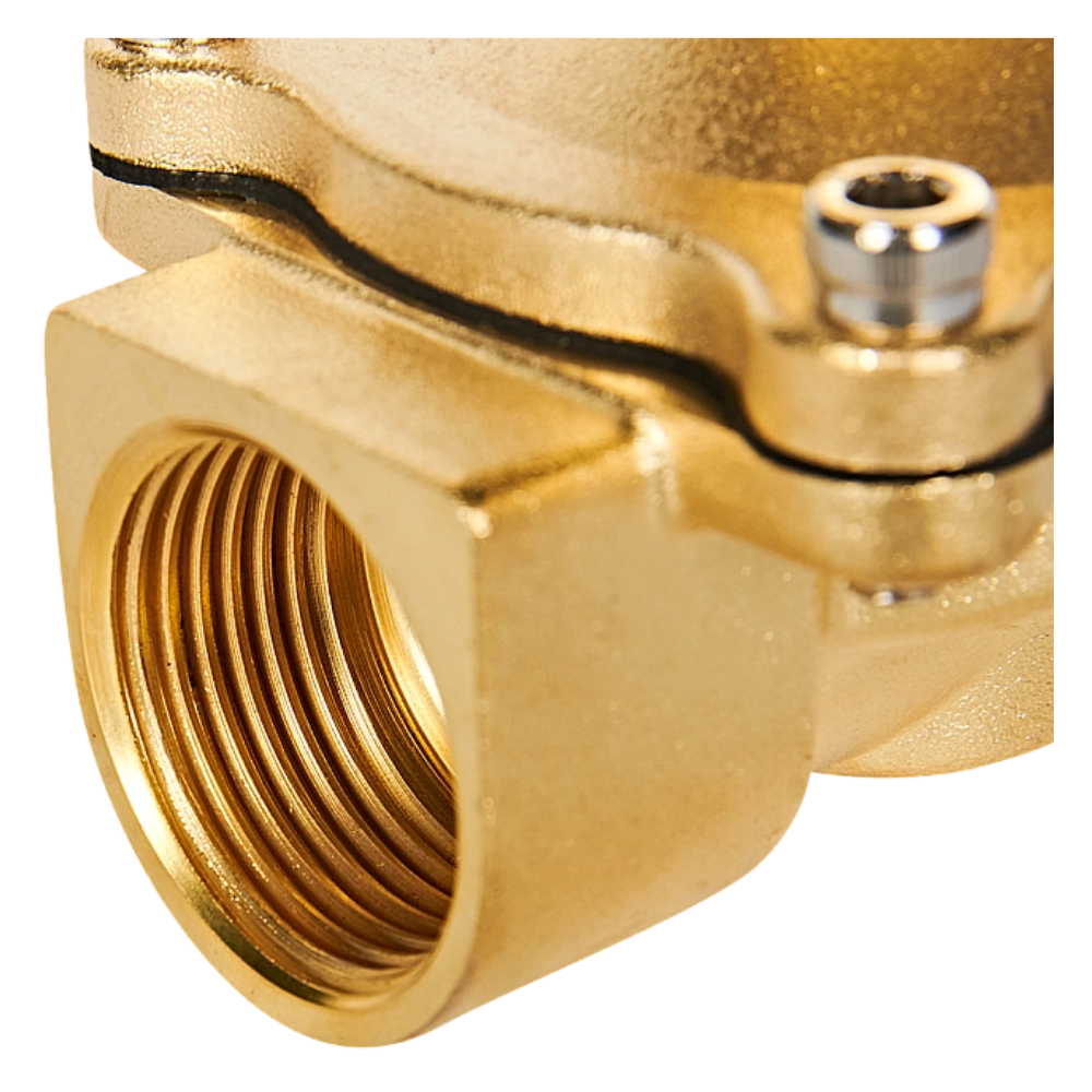 Электромагнитный клапан 1" НО, 24В, прямого действия / Stout фото на multiBOX