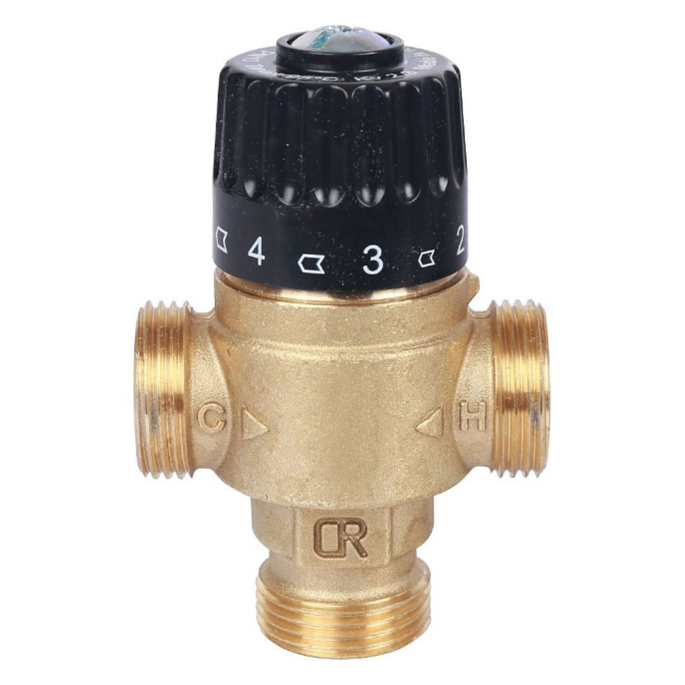 Термостатический смесительный клапан 3/4" НР, 30-65°С, KVs 2.3 / Stout фото на multiBOX