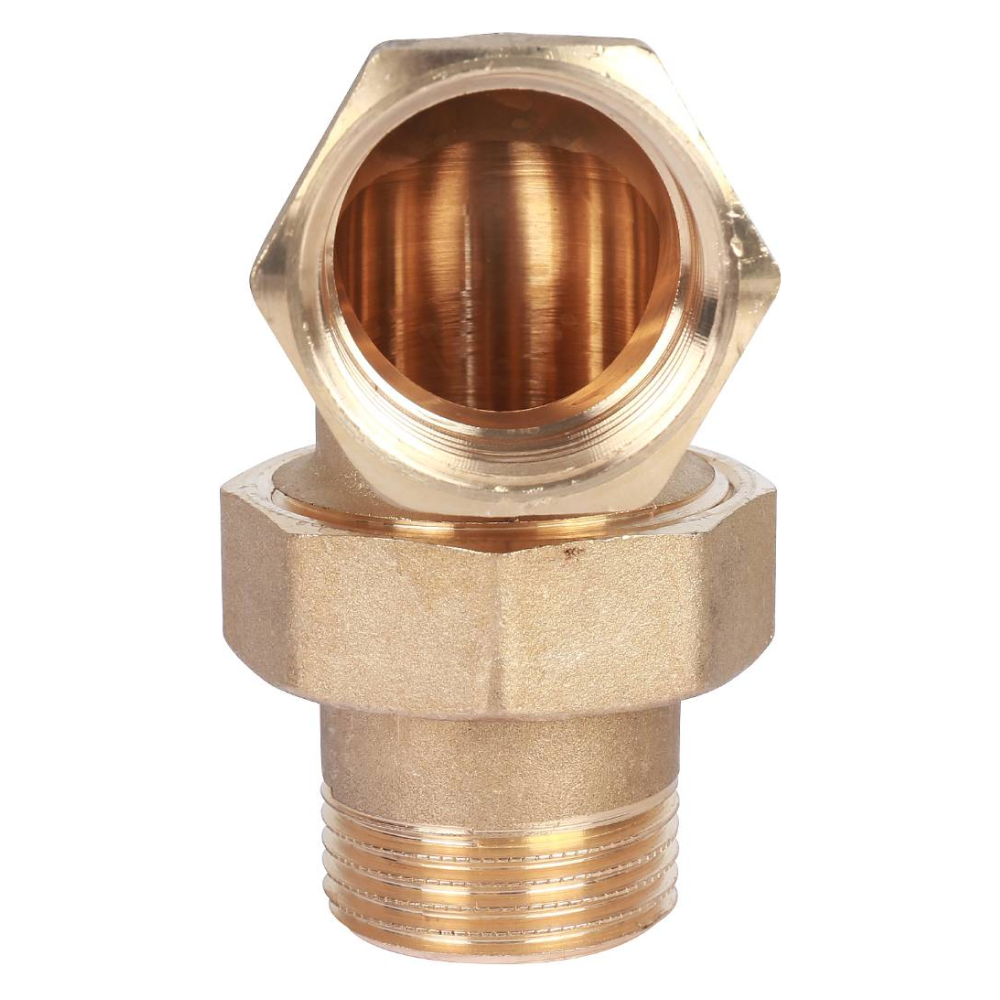 Разъемное угловое соединение американка ВН 1", уплотнение под гайкой o-ring кольцо / Stout фото на multiBOX