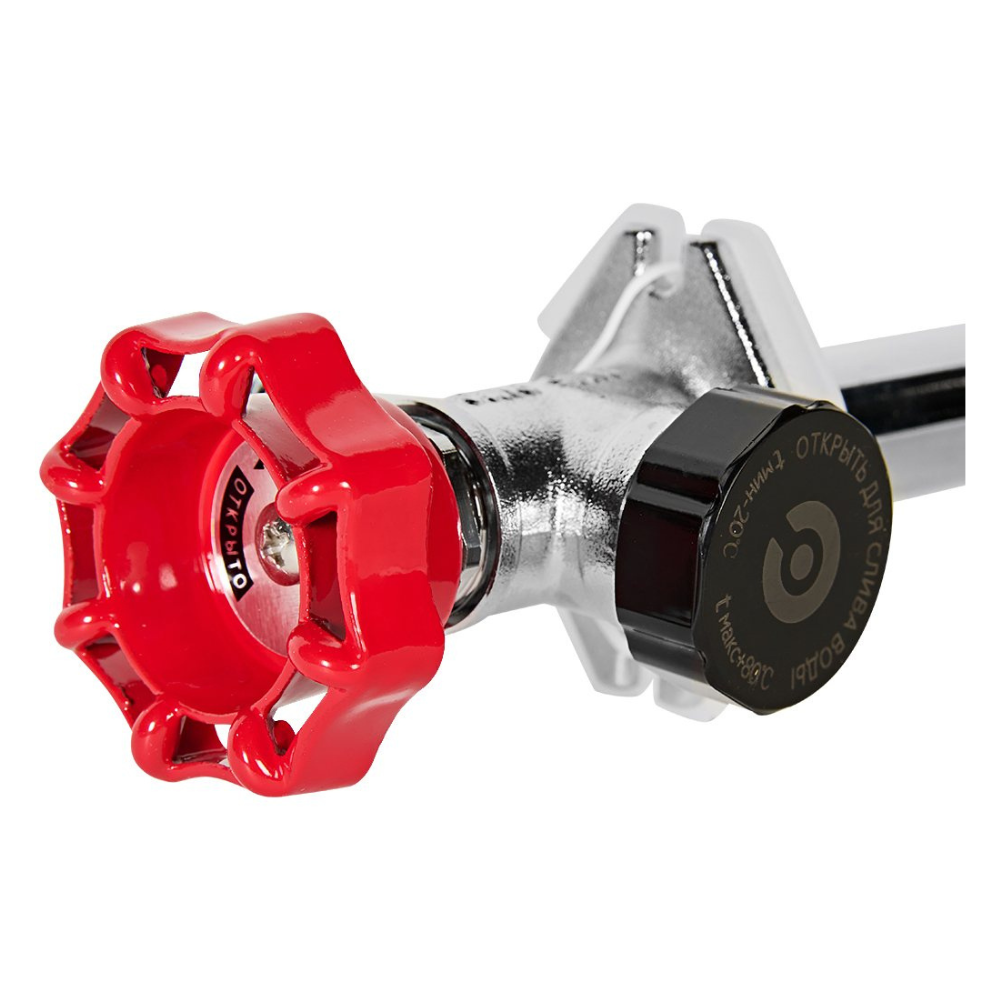 Незамерзающий кран с антисифоном 400 мм, 1/2" НР х 3/4" НР / Rommer фото на multiBOX