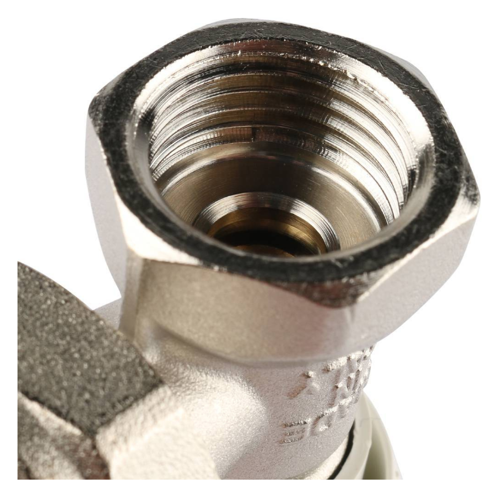 Терморегулирующий ручной клапан 1/2" для радиатора, угловой / Stout фото на multiBOX