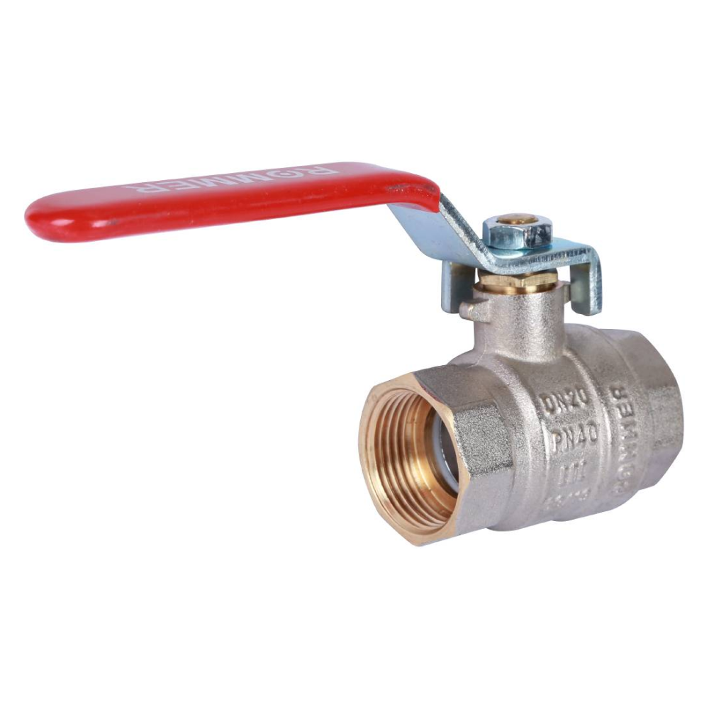 Кран шаровой 3/4" ВР-ВР, ручка рычаг / Rommer фото на multiBOX