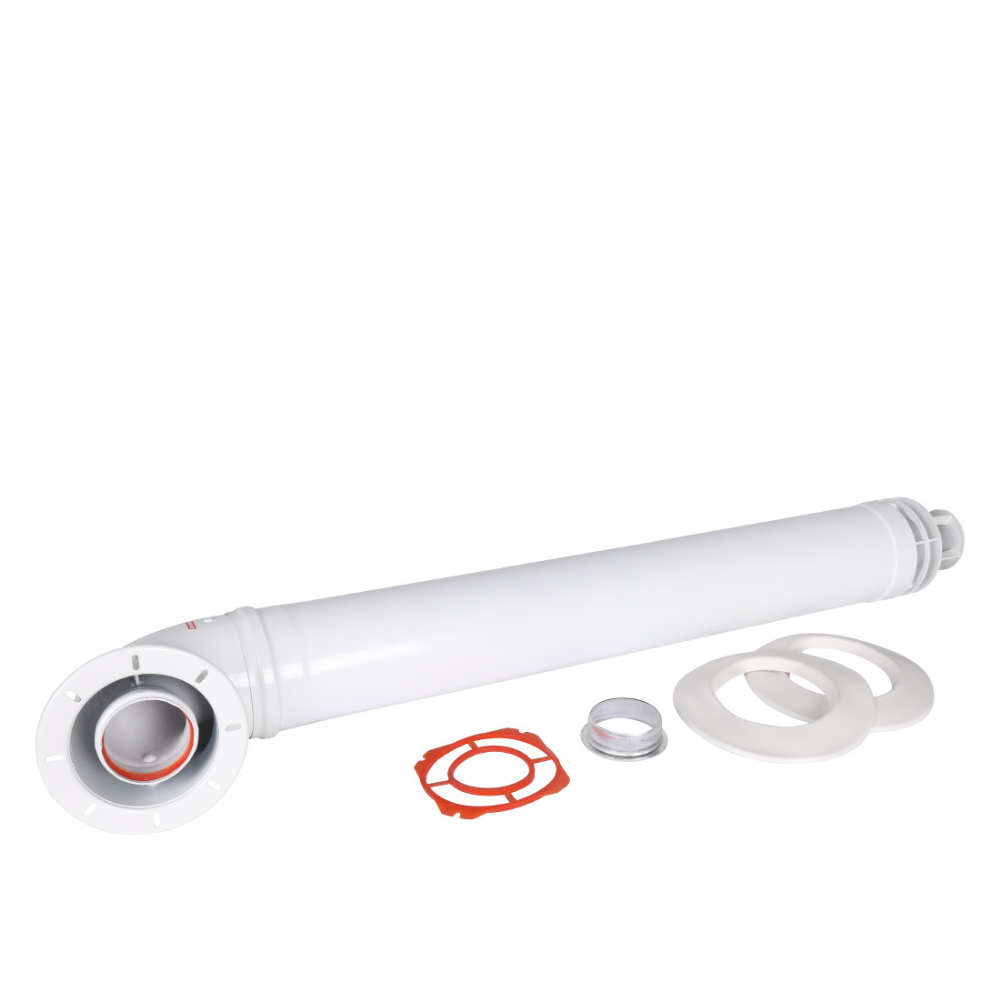 Комплект дымохода СТАНДАРТ D60/100 L900 мм для котлов Immergas / Rommer фото на multiBOX