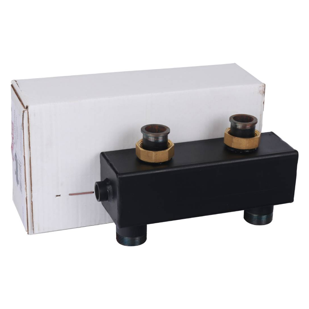 Гидравлическая стрелка с накидными гайками 1 1/4", 4,53 м3/час / Rommer фото на multiBOX