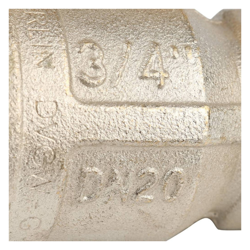 Кран шаровый для газа BERLIN 072, 3/4" ВР-ВР полнопроходной, ручка бабочка / Itap фото на multiBOX