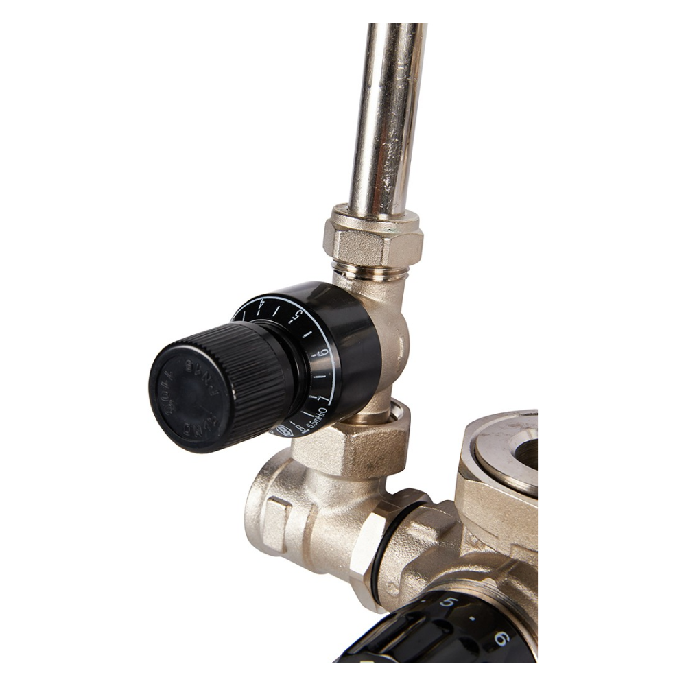 Насосно-смесительный узел с терм. клапаном и байпасом, без насоса / Stout фото на multiBOX