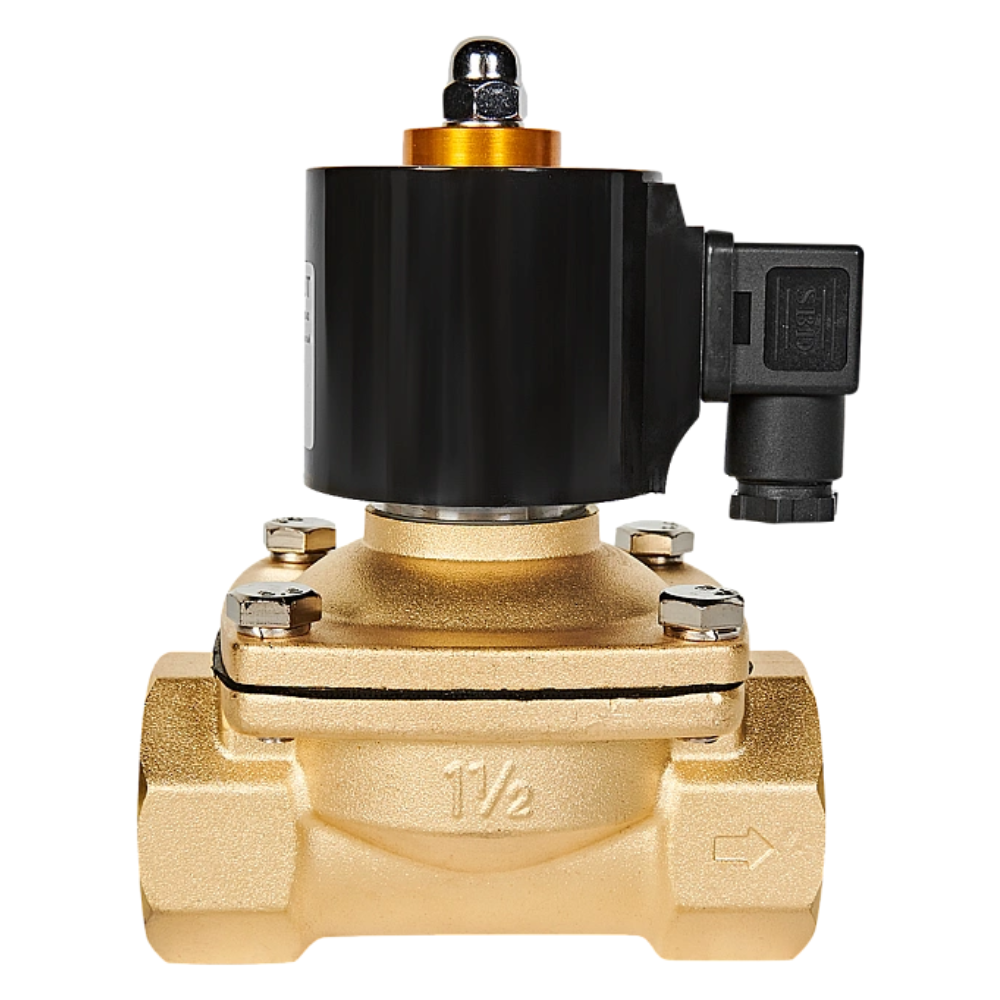 Электромагнитный клапан 1 1/2" НЗ, 220В, прямого действия / Stout фото на multiBOX