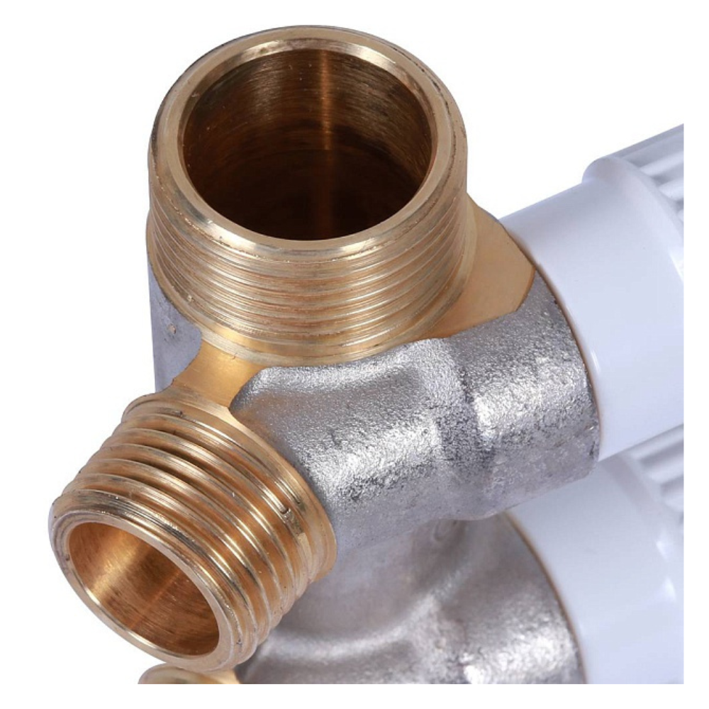 Распределительный коллектор 3/4", 3 отвода 1/2", плоское уплотнение / Stout фото на multiBOX