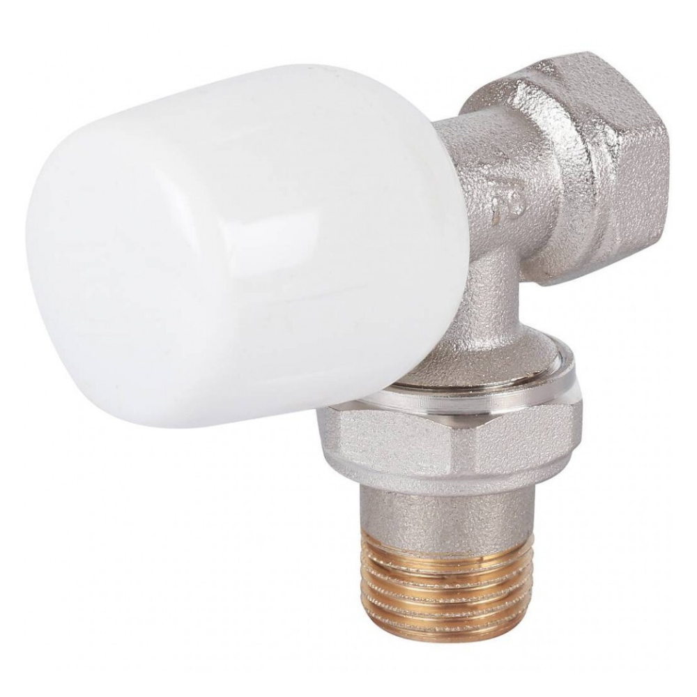 Вентиль ручной угловой 394, 1/2" ВР-НР для радиатора / Itap фото на multiBOX