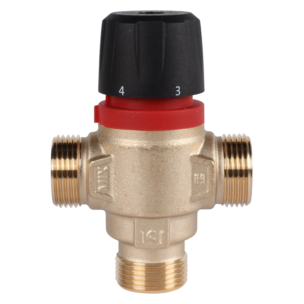 Термостатический смесительный клапан 3/4" НР, 35-60°С, KVs 1.6 (боковое смешивание) / Rommer фото на multiBOX