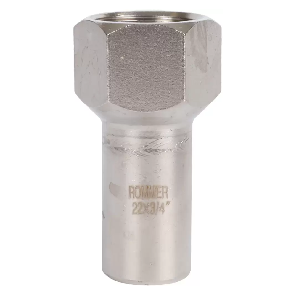 Вставка переходная НПр-ВР 22х3/4" из нерж. стали прессовой / Rommer фото на multiBOX