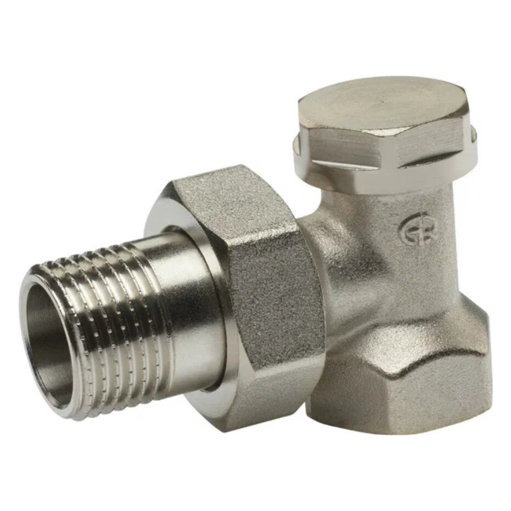 Запорный клапан для радиатора угловой 3/4" / Aqualink фото на multiBOX