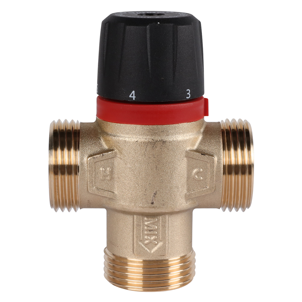 Термостатический смесительный клапан 1" НР, 30-65°С, KVs 2.3 (центральное смешивание) / Rommer фото на multiBOX