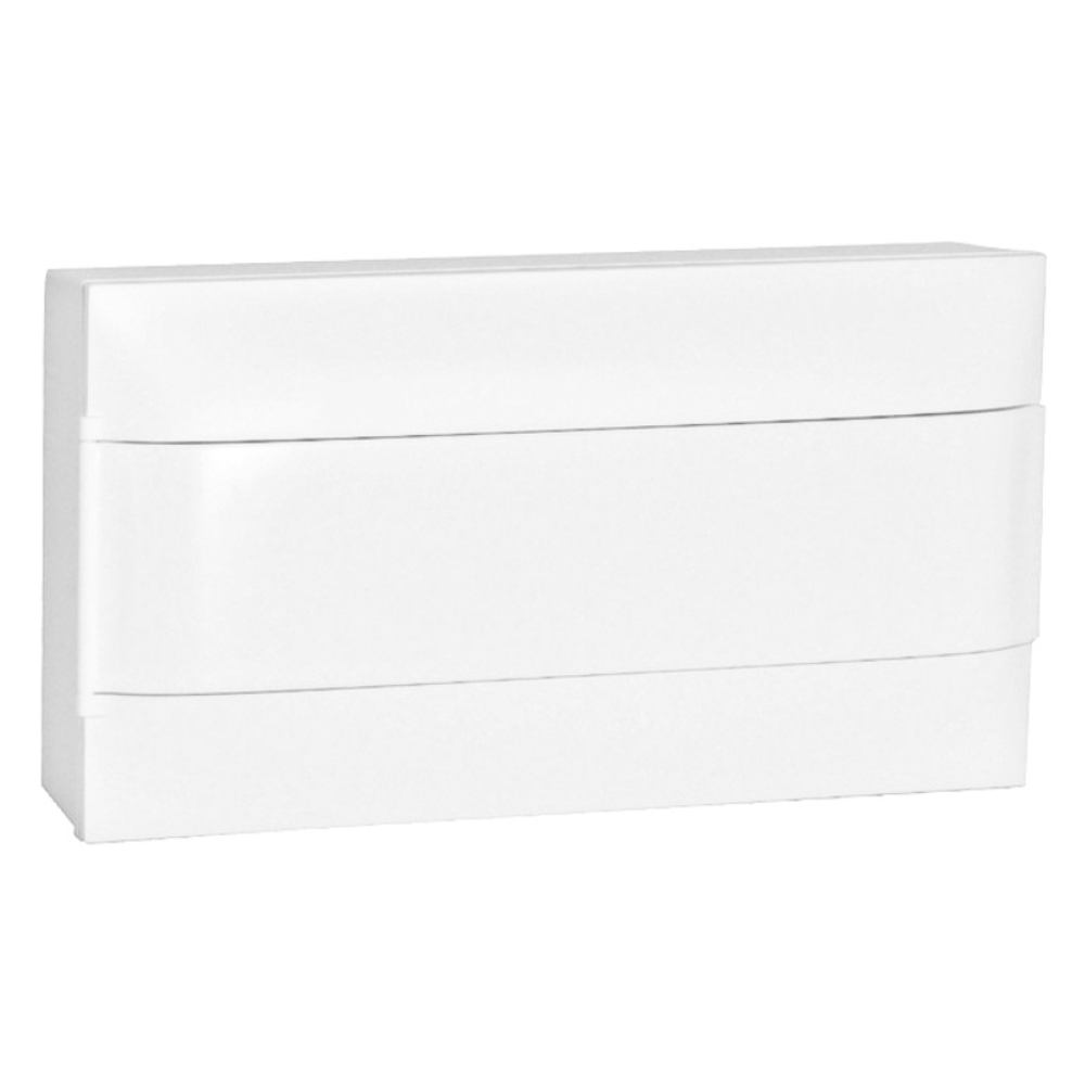 Щиток накладной PRACTIBOX S 18M / 1x18, белая дверь, N+PE, IP40 / Legrand фото на multiBOX