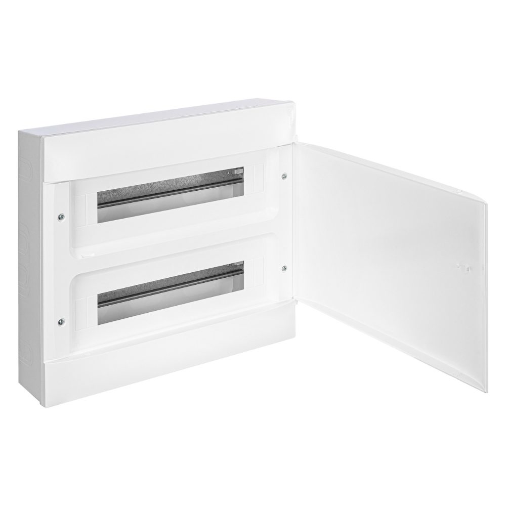 Щиток накладной PRACTIBOX S 36M / 2x18, белая дверь, N+PE, IP40 / Legrand фото на multiBOX