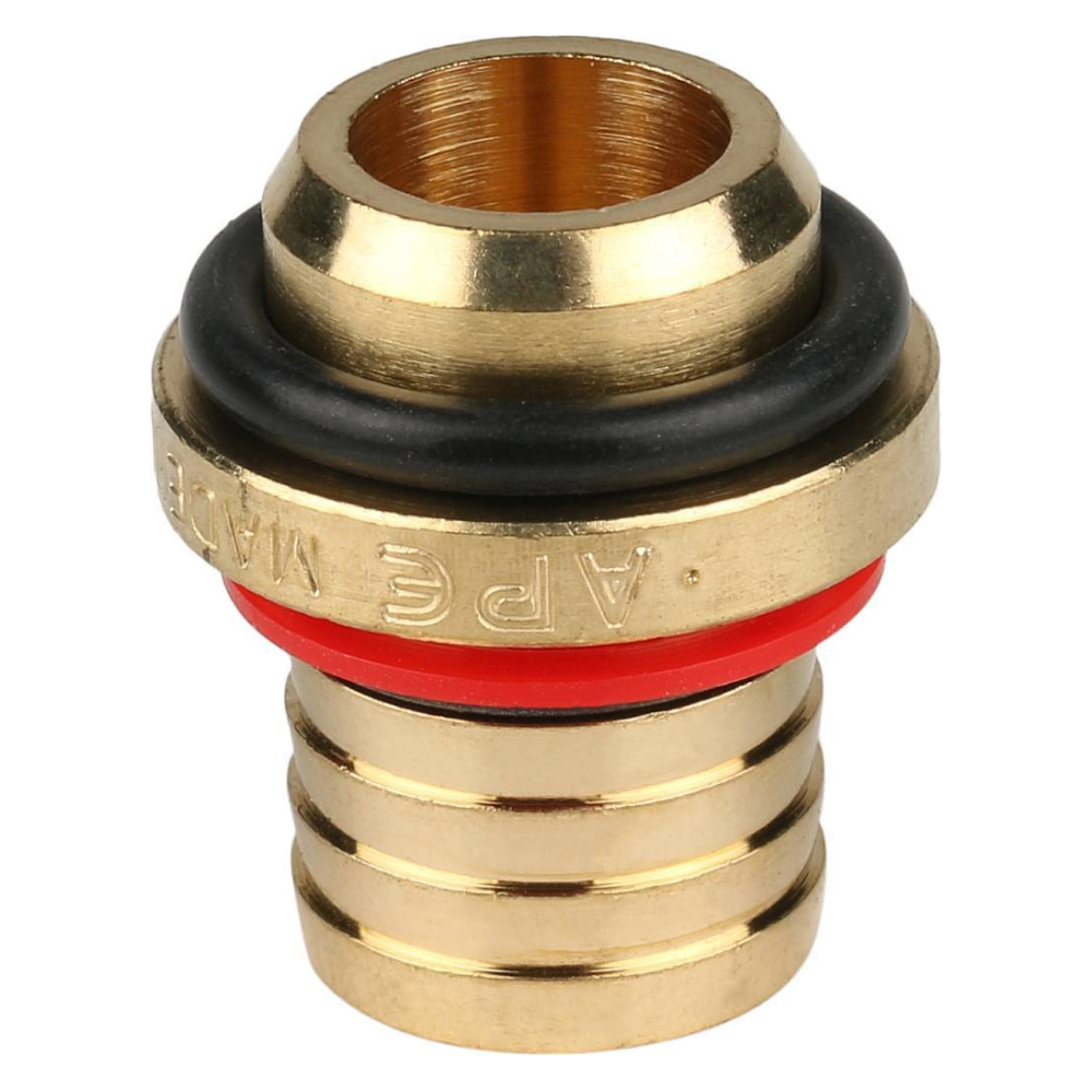 Тройник переходной 16x20x16 для металлопластиковых труб винтовой / Stout фото на multiBOX