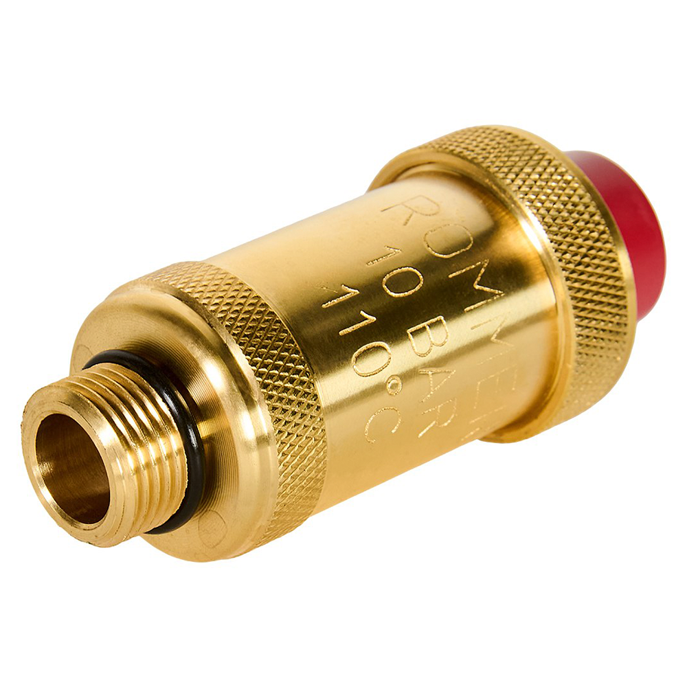 Воздухоотводчик автоматический FLEX 3/8" НРверт. выпуск, без покрытия / Rommer фото на multiBOX