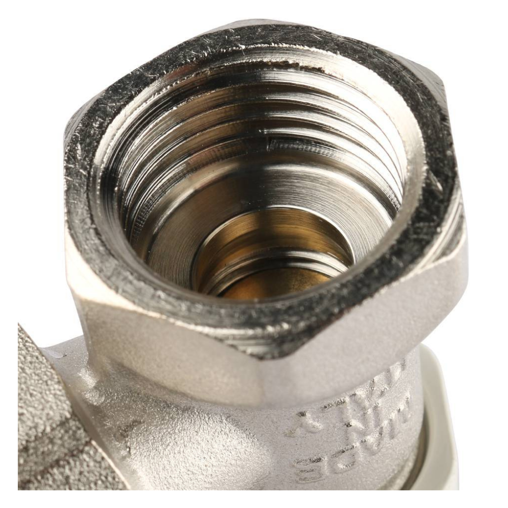 Запорно-балансировочный клапан 1/2" для радиатора, угловой / Stout фото на multiBOX