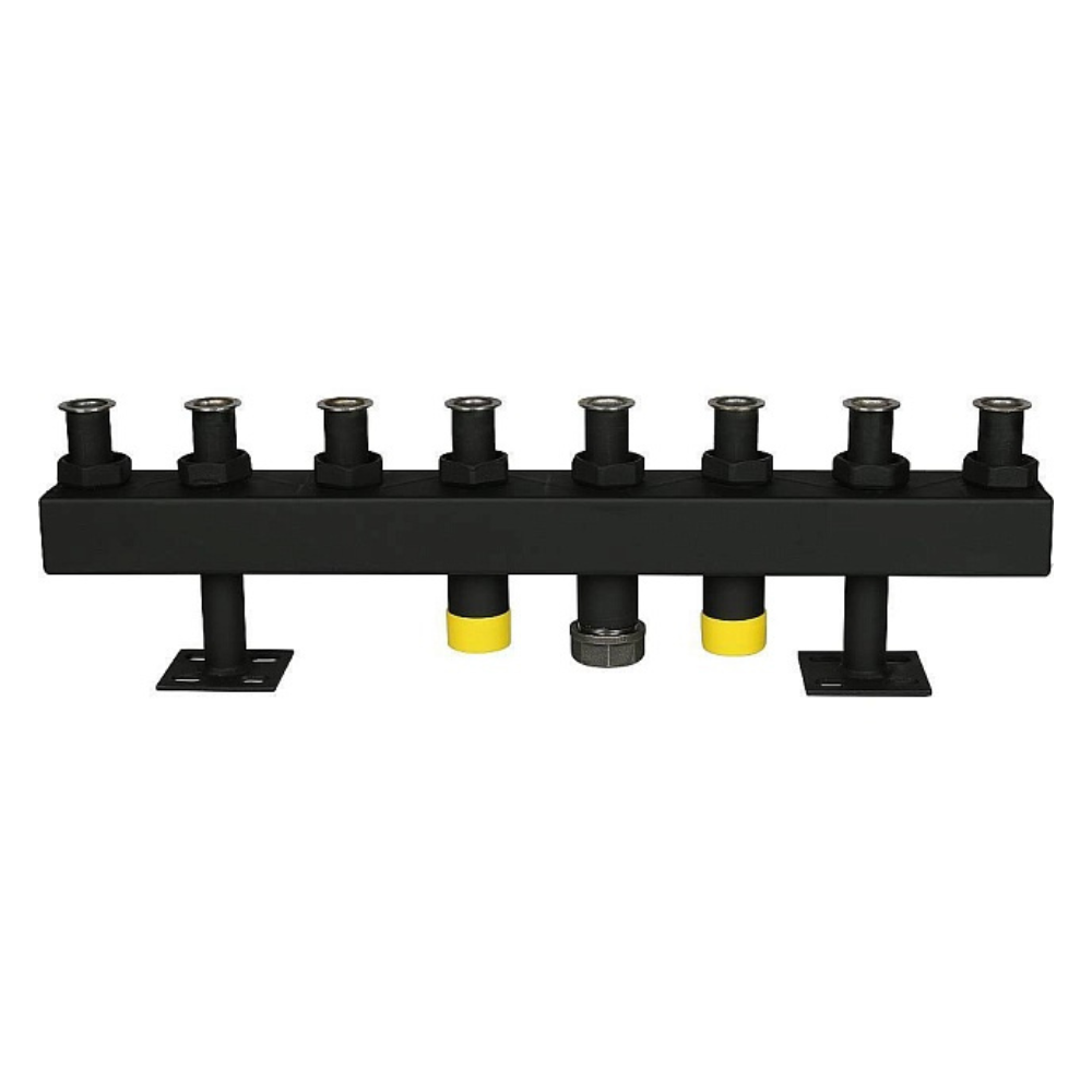 Распределительный коллектор на 4 контура DN32 в теплоизоляции / Stout фото на multiBOX