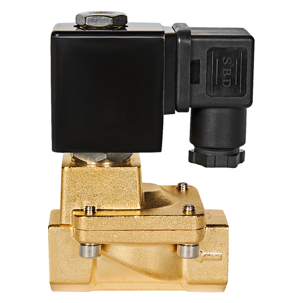 Электромагнитный клапан 1/2" НЗ, 24В, непрямого действия / Stout фото на multiBOX