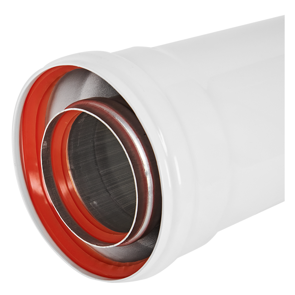 Удлинитель D80/125 п-м L500 мм, традиционный / Rommer фото на multiBOX