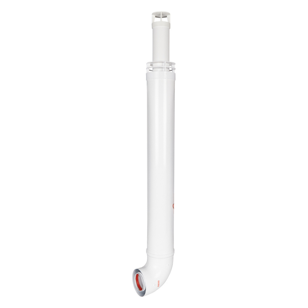 Комплект дымохода АНТИЛЁД D60/100 L750 мм (для котлов Bosch, Buderus, Navien S/C/E, Baxi ECO Nova/Classic, Baltur, Fondital) фланец в комплекте, традиционный / Rommer фото на multiBOX