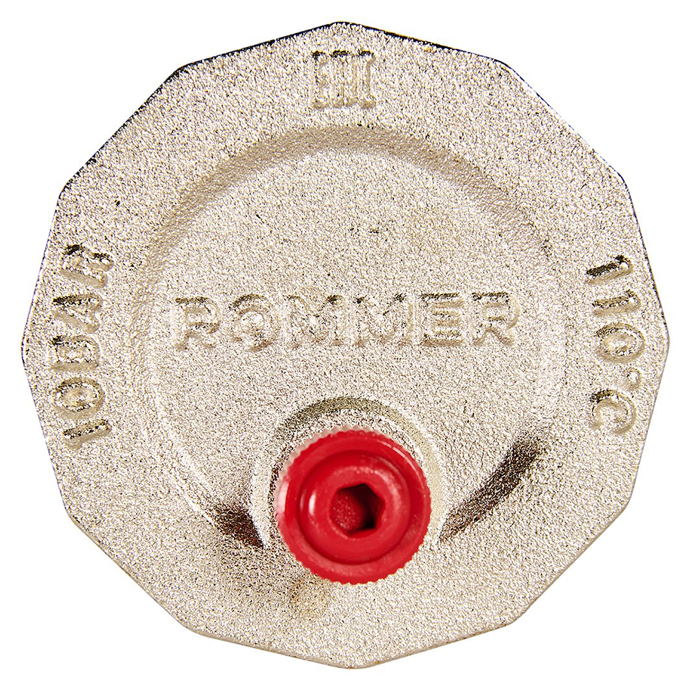 Воздухоотводчик автоматический 1/2" НР верт. выпуск, никелированный / Rommer фото на multiBOX