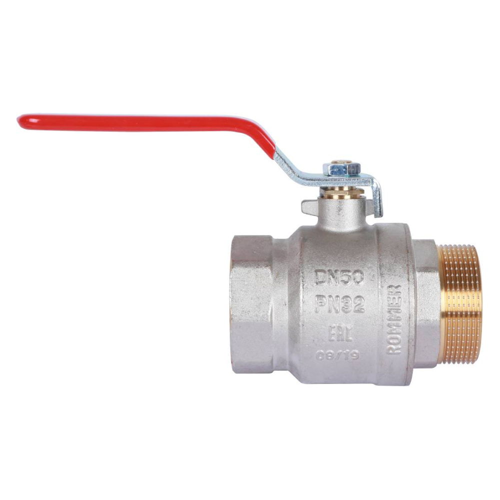 Кран шаровой 2" ВР-НР, ручка рычаг / Rommer фото на multiBOX