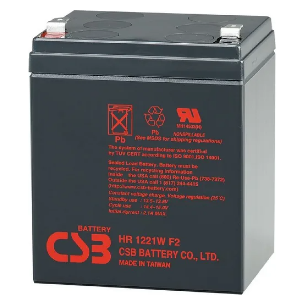 Аккумулятор для ИБП HR 1221W F2 12V5Ah / CSB Battery фото на multiBOX