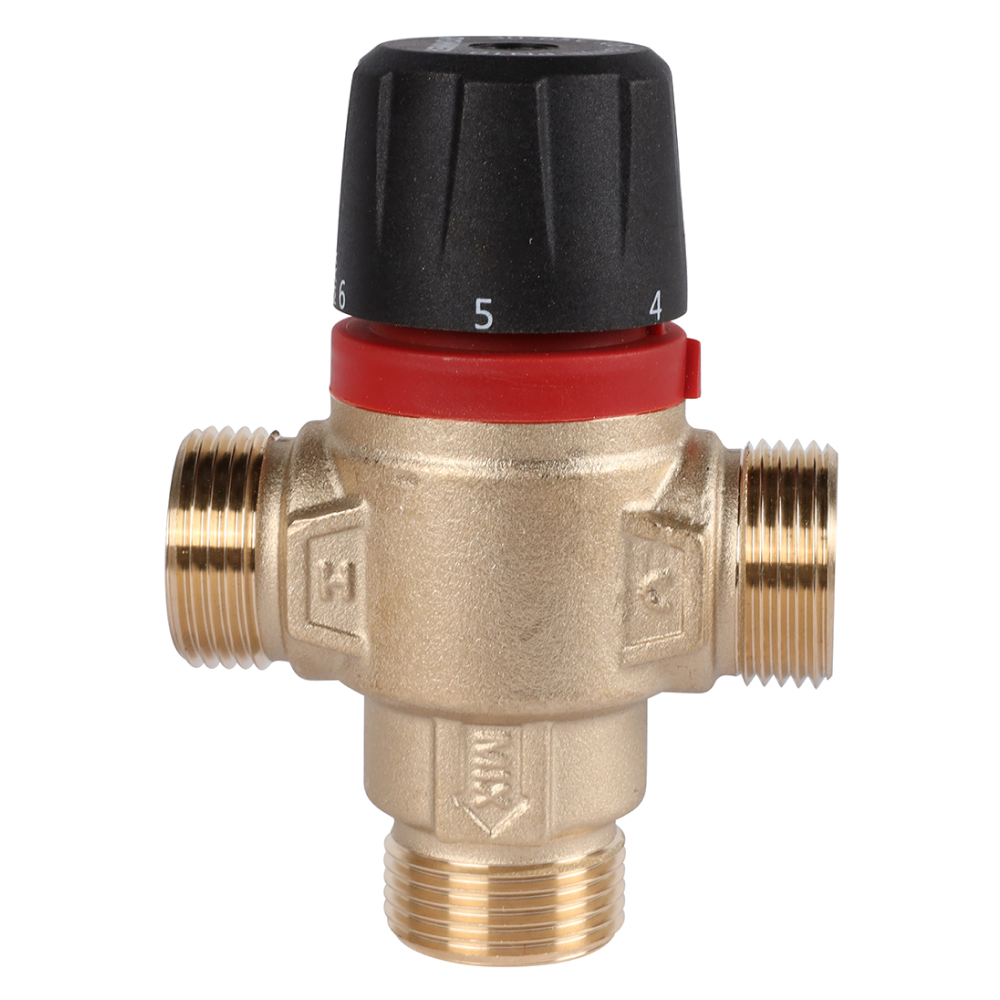 Термостатический смесительный клапан 3/4" НР, 30-65°С, KVs 1.8 (центральное смешивание) / Rommer фото на multiBOX