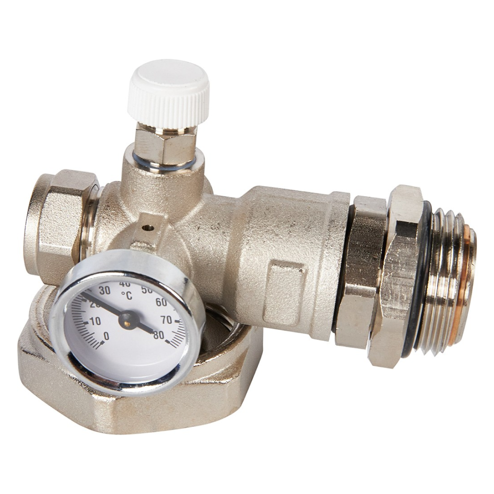 Насосно-смесительный узел с терм. клапаном и байпасом, без насоса / Stout фото на multiBOX