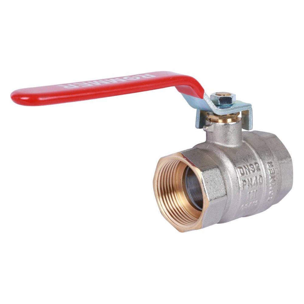 Кран шаровой 1 1/4" ВР-ВР, ручка рычаг / Rommer фото на multiBOX