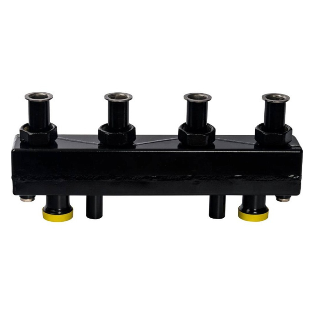 Распределительный коллектор на 2 контура DN25 с гидравлическим разделителем / Stout фото на multiBOX