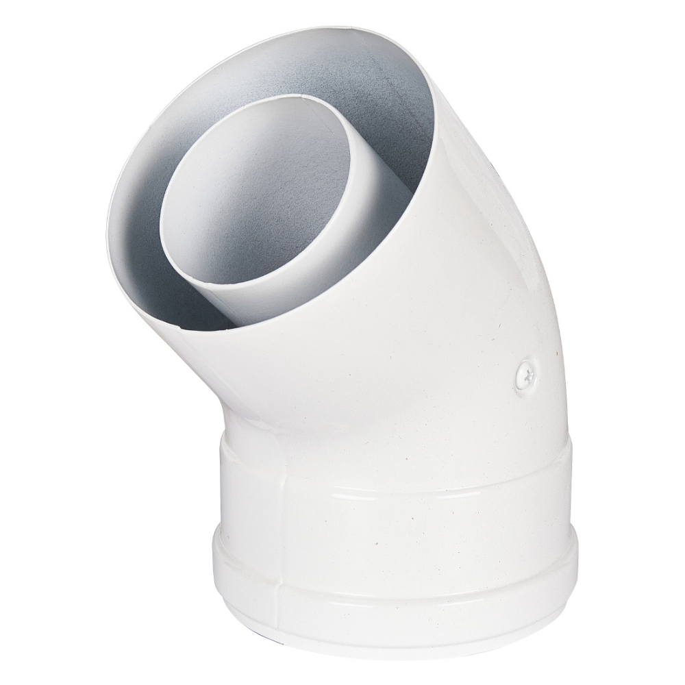 Отвод угол 45 гр. D60/100 п-м, традиционный / Rommer фото на multiBOX