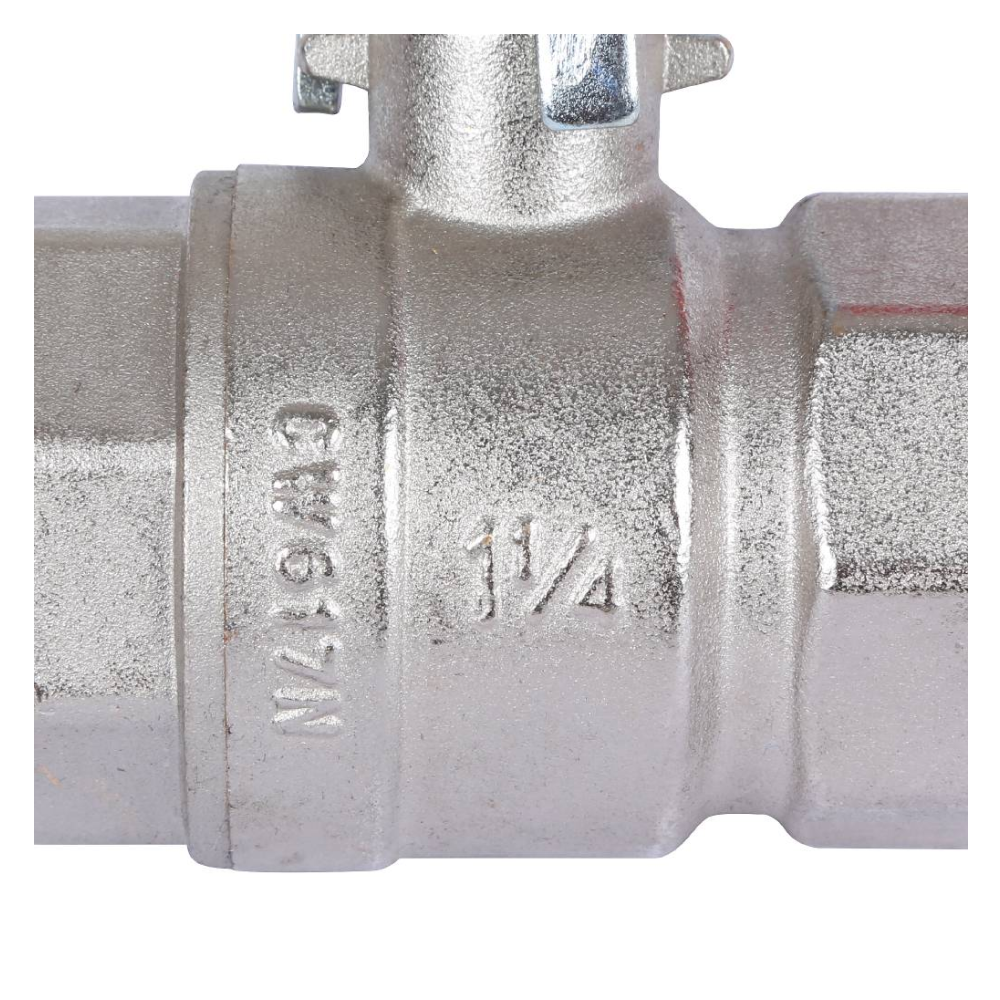 Кран шаровой 1 1/4" ВР-ВР, ручка рычаг / Rommer фото на multiBOX