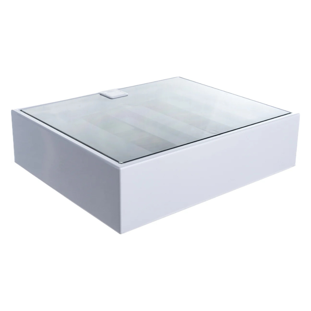 Щит навесной N24-ALFA на 24+4 модуля, прозрачная дверца, IP40 / Tehnoplast фото на multiBOX