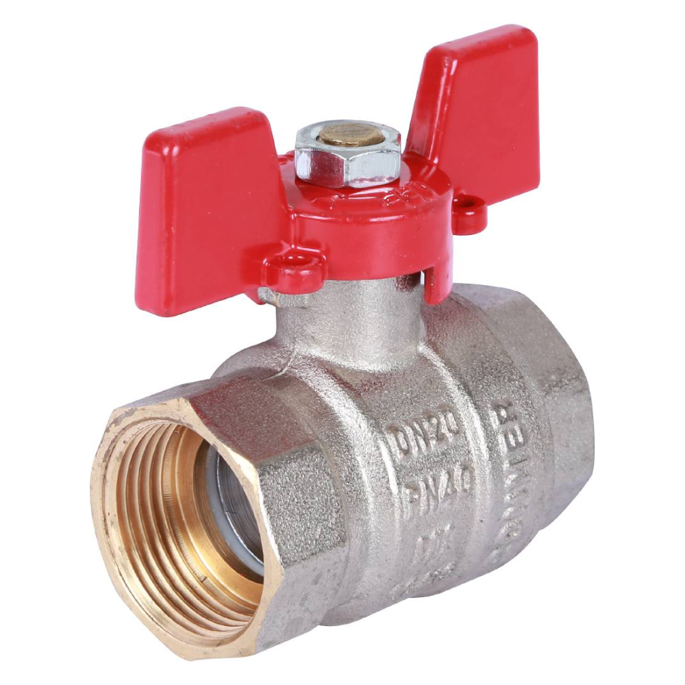 Кран шаровой 3/4" ВР-ВР, ручка бабочка / Rommer фото на multiBOX