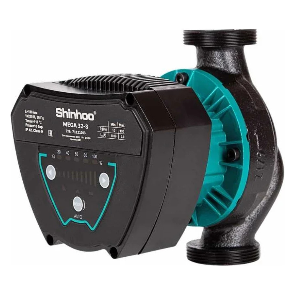 Циркуляционный насос MEGA 25-12 1x230V / Shinhoo фото на multiBOX