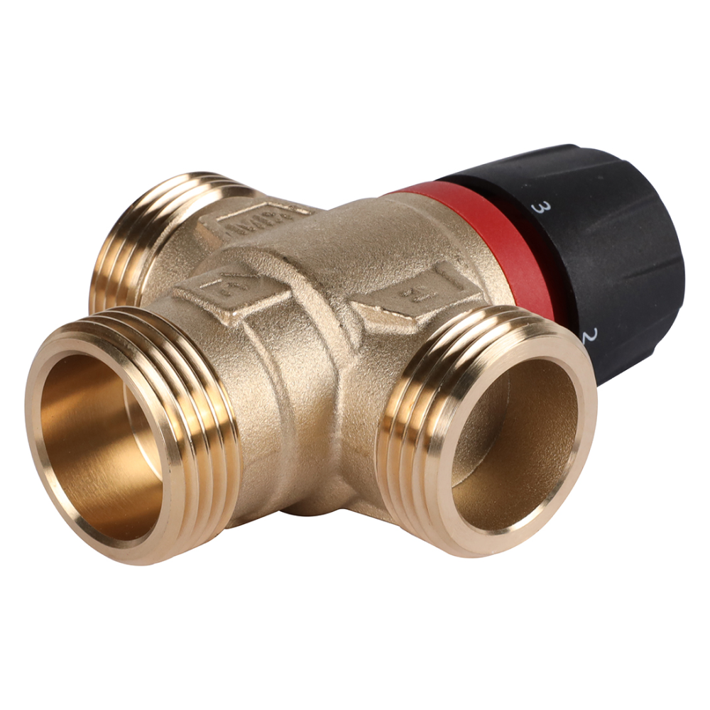 Термостатический смесительный клапан 1" НР, 35-60°С, KVs 1.6 (боковое смешивание) / Rommer фото на multiBOX