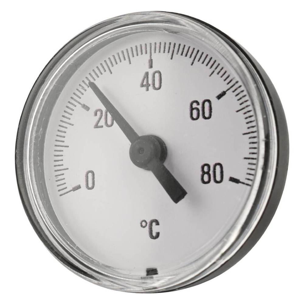 Термометр осевой 493, 40 мм, 0...80°С с погружной гильзой 3/8"x40 мм / Itap фото на multiBOX