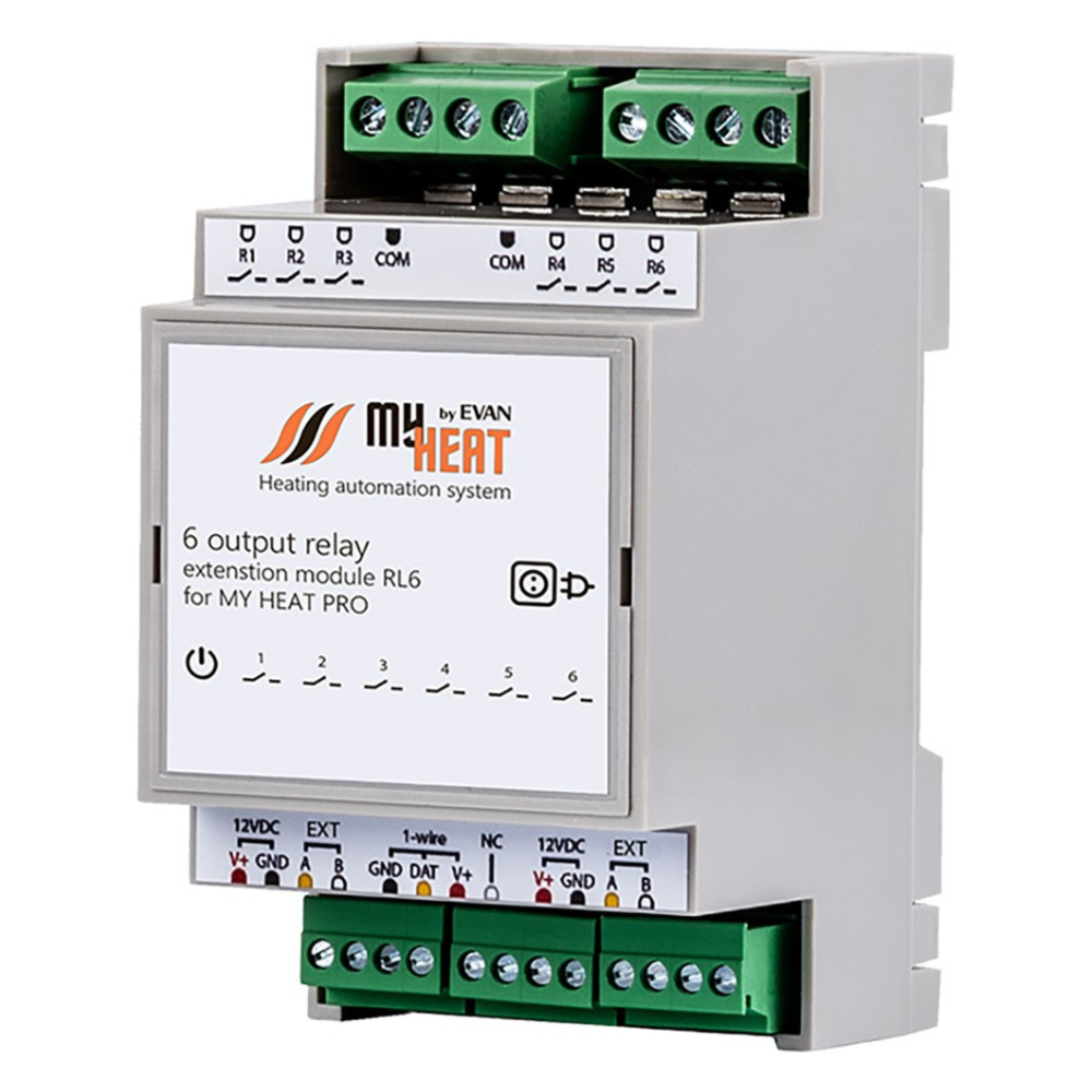 Релейный блок расширения RL6 / MyHeat фото на multiBOX